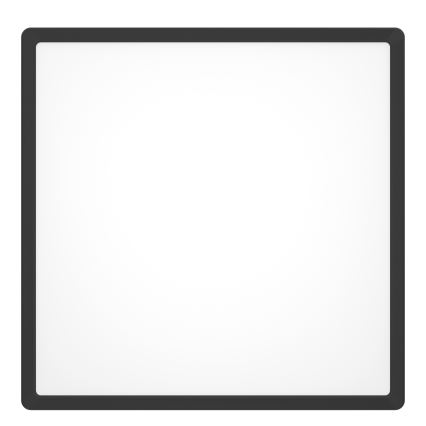 Eglo - Luminária de teto para casa de banho LED RGBW dimerizável LED/17,8W/230V 2700-6500K 39x39 cm IP44 preta