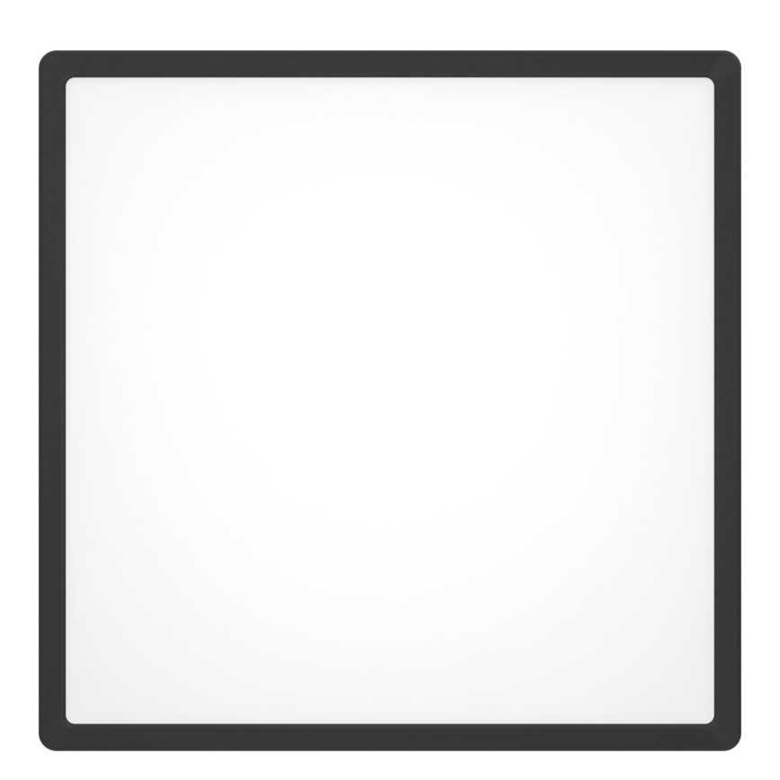 Eglo - Luminária de teto para casa de banho LED RGBW dimerizável LED/17,8W/230V 2700-6500K 39x39 cm IP44 preta