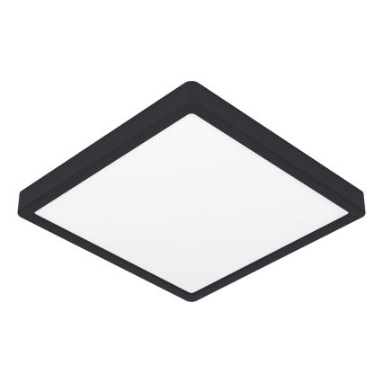 Eglo - Candeeiro de teto LED RGBW regulável para casa de banho LED/17,8W/230V 2700-6500K Ø 39,9 cm IP44 preto