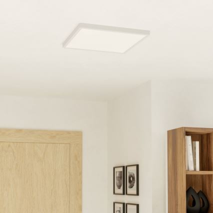 Eglo - Candeeiro de teto para casa de banho LED RGBW regulável LED/17,8W/230V 2700-6500K Ø 39 cm IP44 branco