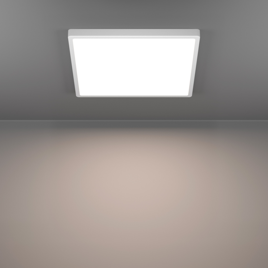 Eglo - Candeeiro de teto para casa de banho LED RGBW regulável LED/17,8W/230V 2700-6500K Ø 39 cm IP44 branco