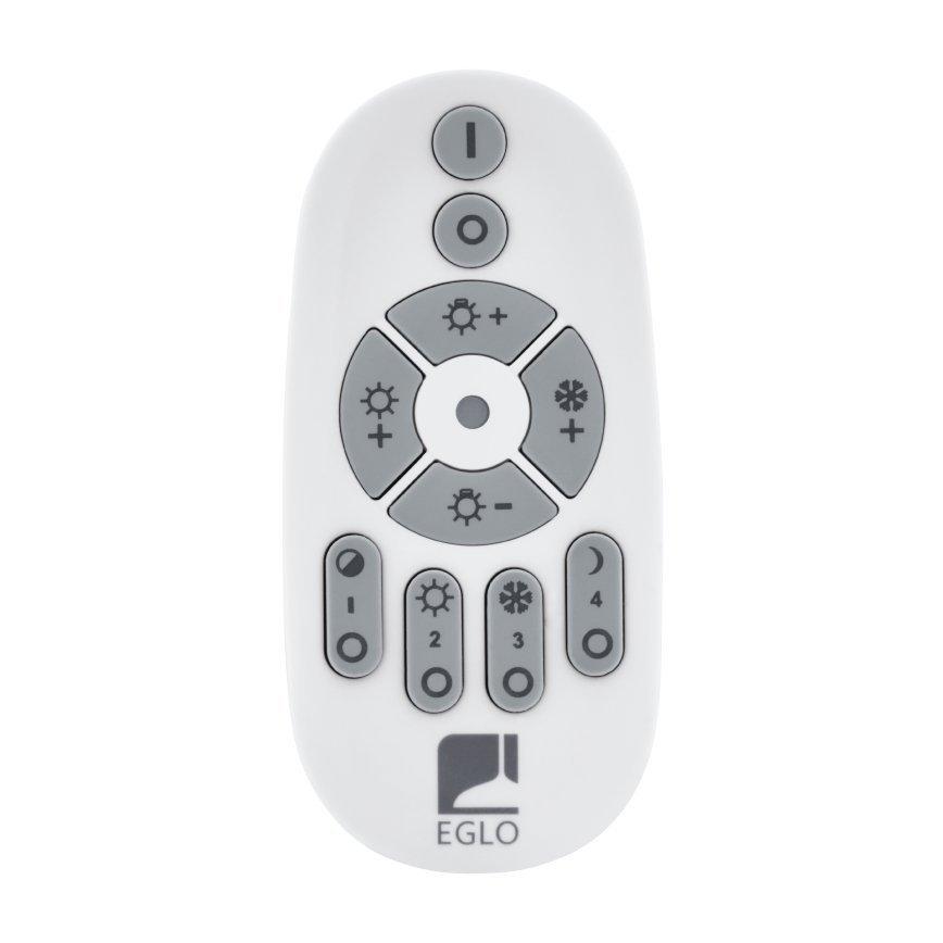 Eglo - Luminária de teto LED regulável 2xLED/17W/230V +LED/4,2W 2700-6500K + controlo remoto