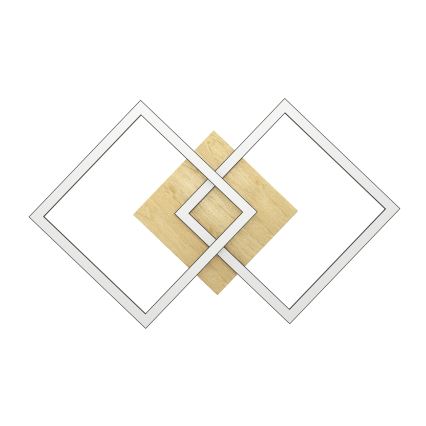 Eglo - Candeeiro integrado LED com regulação 4xLED/32W/230V 2700-6500K castanho/preto