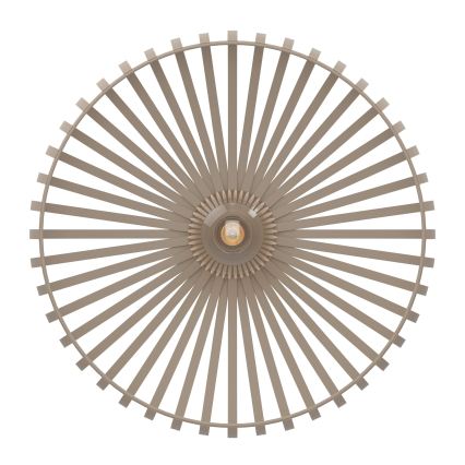 Eglo - Candeeiro de teto 1xE27/40W/230V Ø 43 cm cor areia