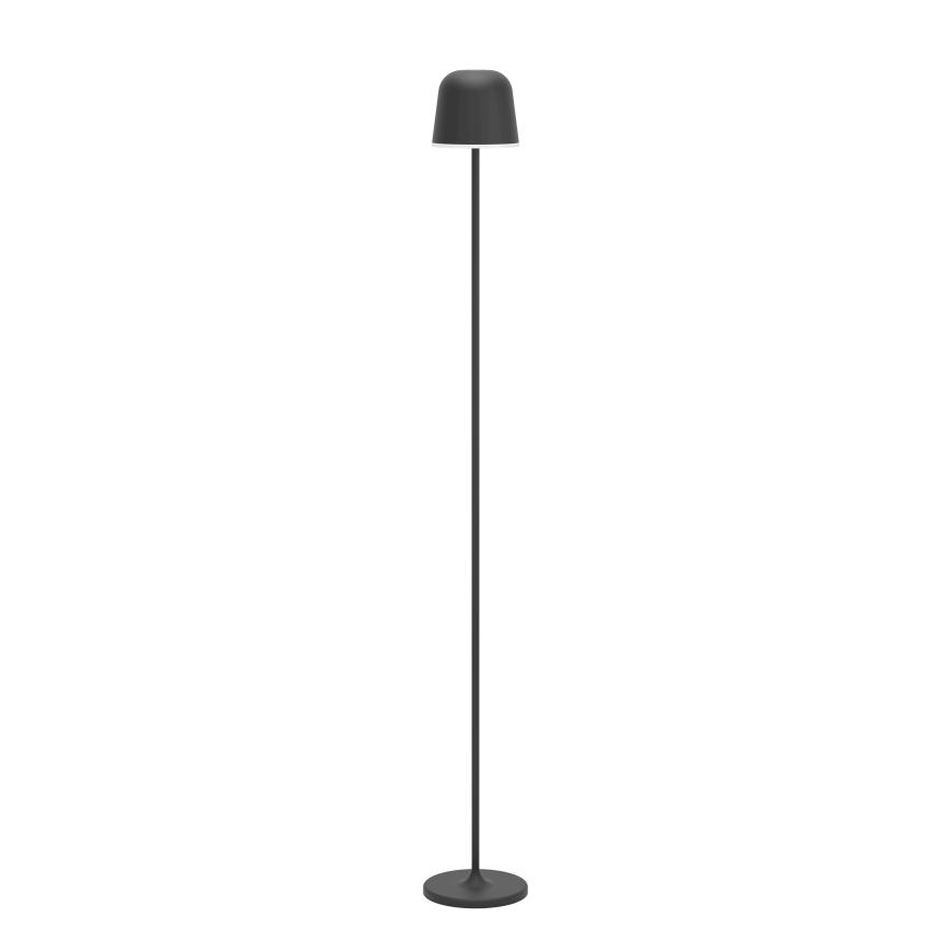 Eglo - Candeeiro de pé LED para exterior LED/4,3W/5V 2400/3000/4000K IP54 preto