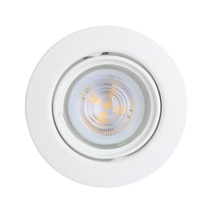 Eglo - CONJUNTO 3x Foco de encastrar LED 1xGU10/4W/230V branco