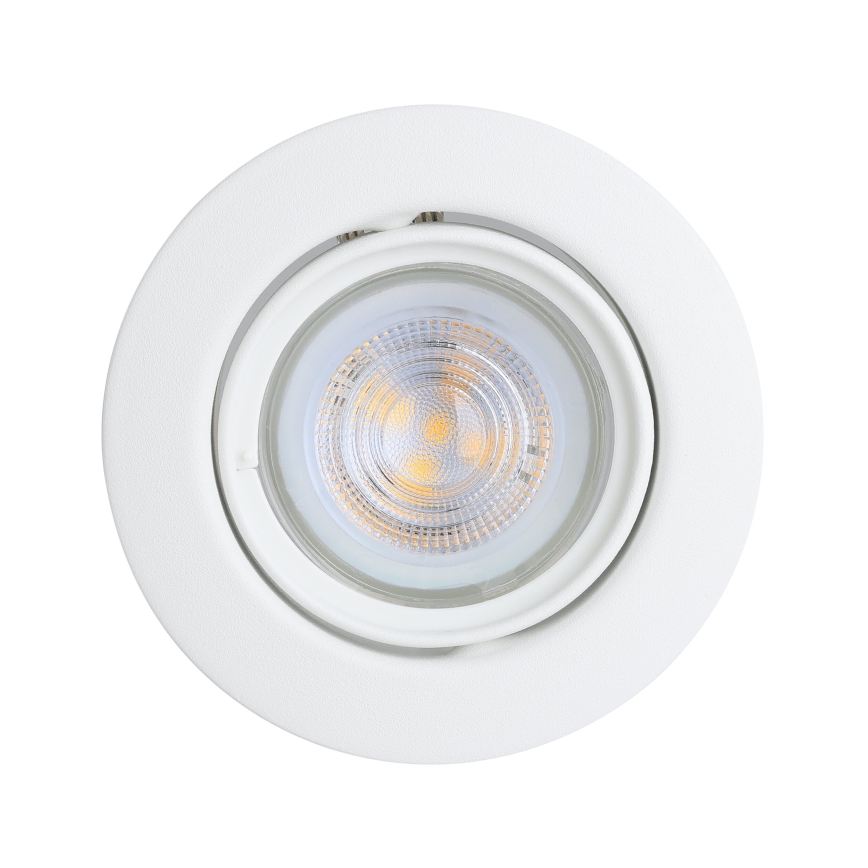 Eglo - CONJUNTO 3x Foco de encastrar LED 1xGU10/4W/230V branco