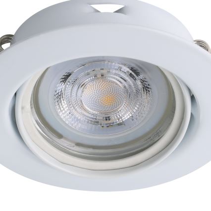 Eglo - CONJUNTO 3x Foco de encastrar LED 1xGU10/4W/230V branco