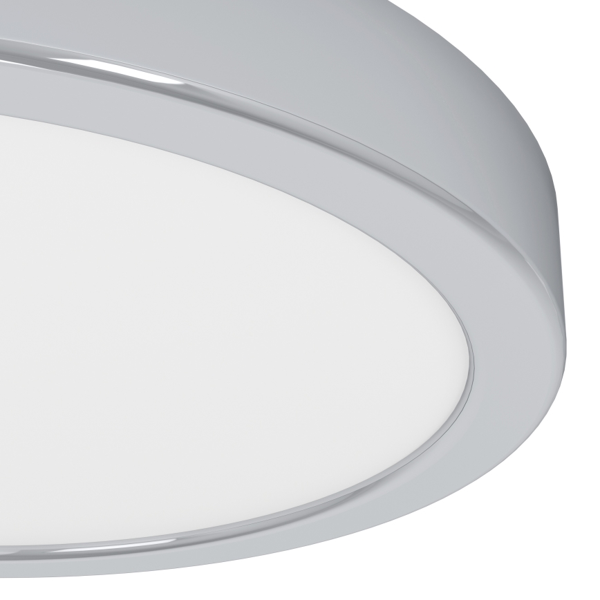 Eglo - Plafon LED de tecto para casa de banho, 11,5 W (230 V), 2700/4000/6500 K, Ø 21,1 cm, IP44, acabamento cromado brilhante
