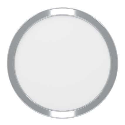 Eglo - Plafon LED de tecto para casa de banho, 11,5 W (230 V), 2700/4000/6500 K, Ø 21,1 cm, IP44, acabamento cromado brilhante