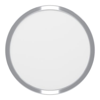 Eglo - Candeeiro de teto LED para casa de banho, 14,2W/230V, 2700/4000/6500K, Ø 27,8 cm, IP44, cromado brilhante