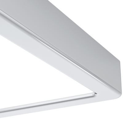 Eglo - Luminária de teto LED para casa de banho, LED/7W/230V 2700/4000/6500K, 15x15 cm, IP44, cromo brilhante
