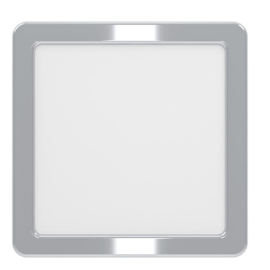 Eglo - Luminária de teto LED para casa de banho, LED/7W/230V 2700/4000/6500K, 15x15 cm, IP44, cromo brilhante