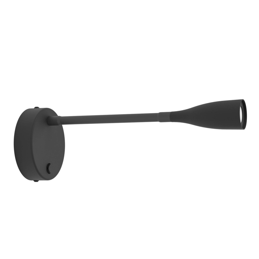 Eglo - Arandela LED flexível LED/3,8W/230V preta