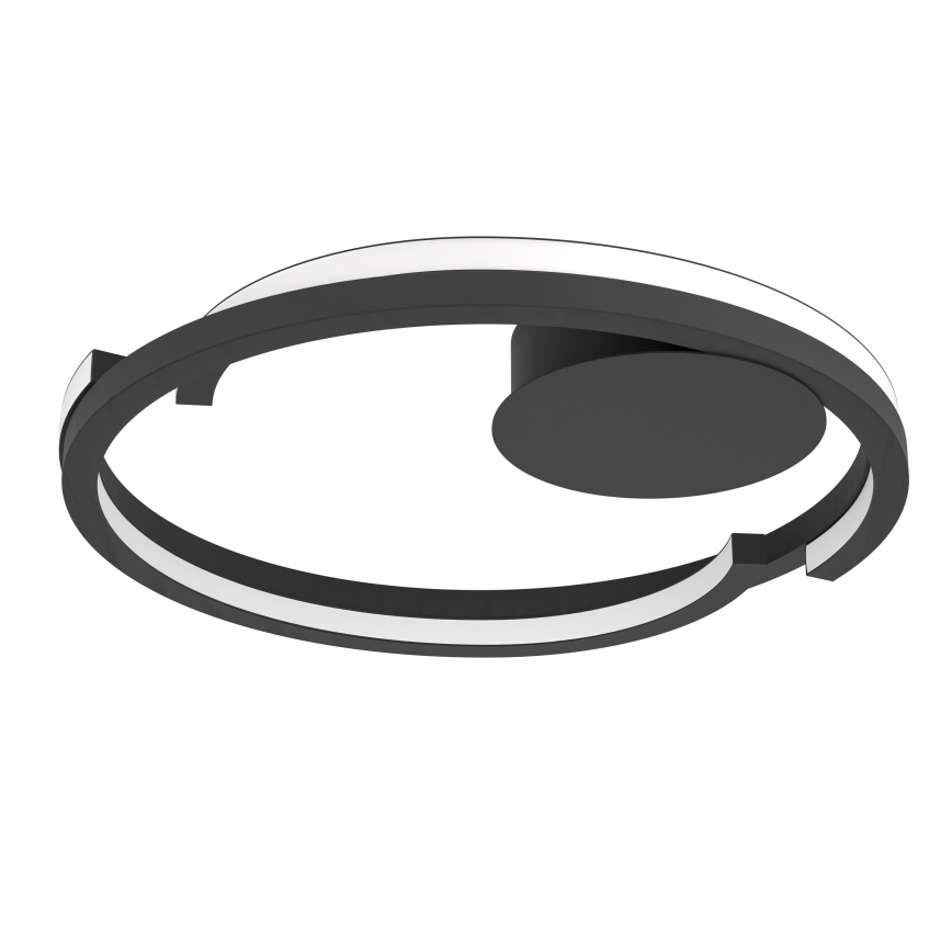 Eglo - Candeeiro de teto LED dimável 2xLED/20W/230V 2700-6500K Ø 48 cm preto + controlo remoto