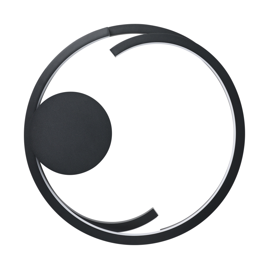 Eglo - Candeeiro de teto LED dimável 2xLED/20W/230V 2700-6500K Ø 48 cm preto + controlo remoto