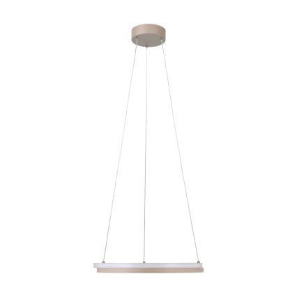Eglo - Lustre pendente LED dimerizável em cabo 2xLED/20W/230V 2700-6500K diâmetro 48 cm bege + controlo remoto