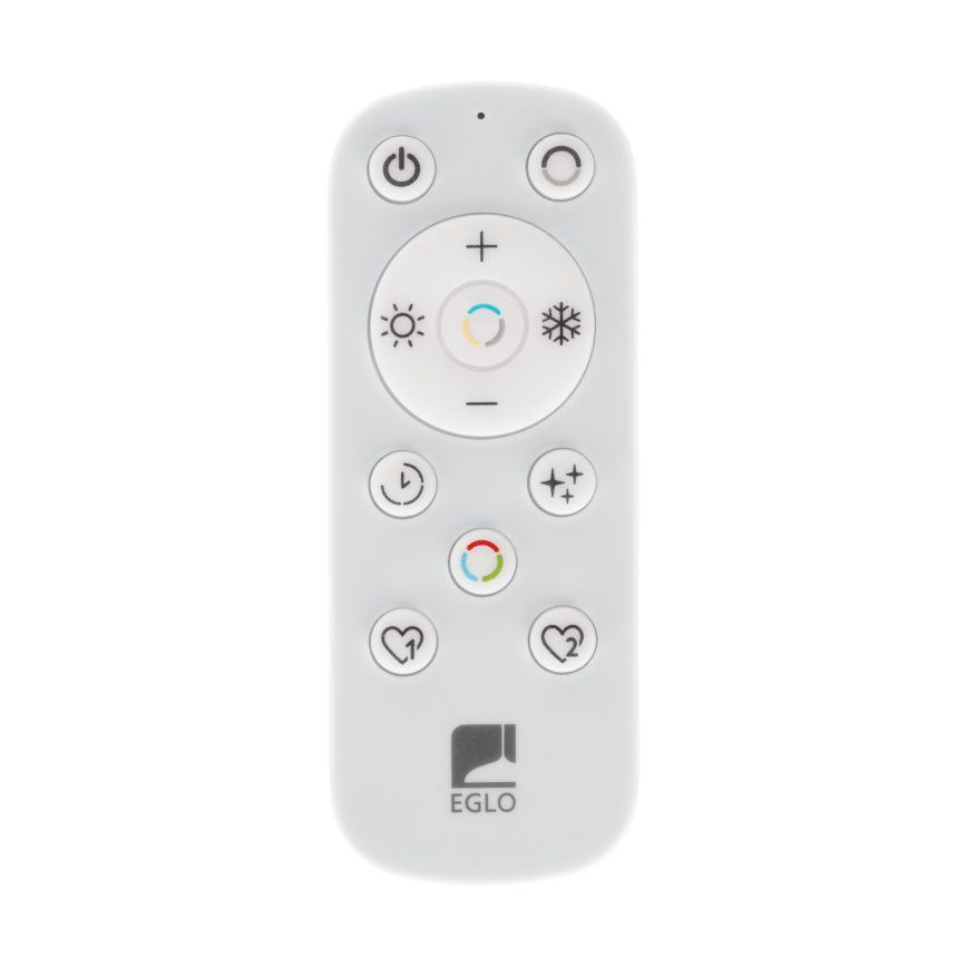 Eglo - Lustre pendente LED dimerizável em cabo 2xLED/20W/230V 2700-6500K diâmetro 48 cm bege + controlo remoto