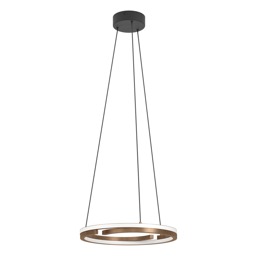 Eglo - Lustre LED dimerizável em cabo, 2xLED/20W/230V, 2700-6500K, Ø 48 cm, acabamento bronze + controlo remoto