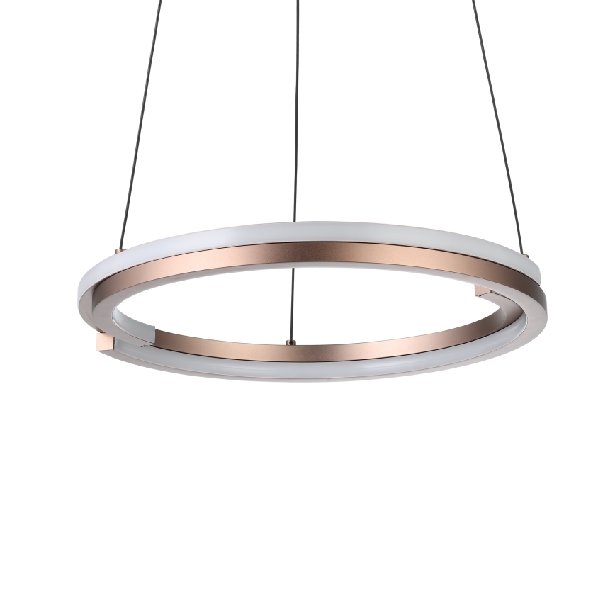Eglo - Lustre LED dimerizável em cabo, 2xLED/20W/230V, 2700-6500K, Ø 48 cm, acabamento bronze + controlo remoto