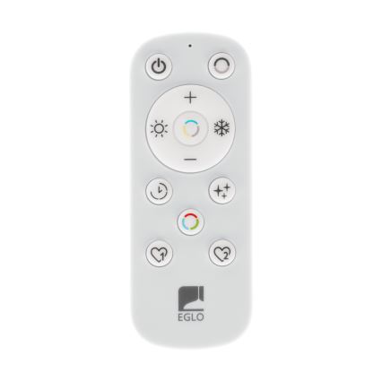 Eglo - Lustre LED dimerizável em cabo, 2xLED/20W/230V, 2700-6500K, Ø 48 cm, acabamento bronze + controlo remoto