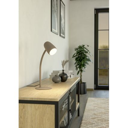 Eglo - Candeeiro de mesa 1xE14/18W/230V cor creme