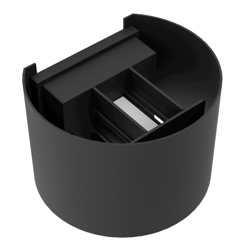 Eglo - LED aplique de parede para exterior 2xLED/2,8W/230V IP54 preto