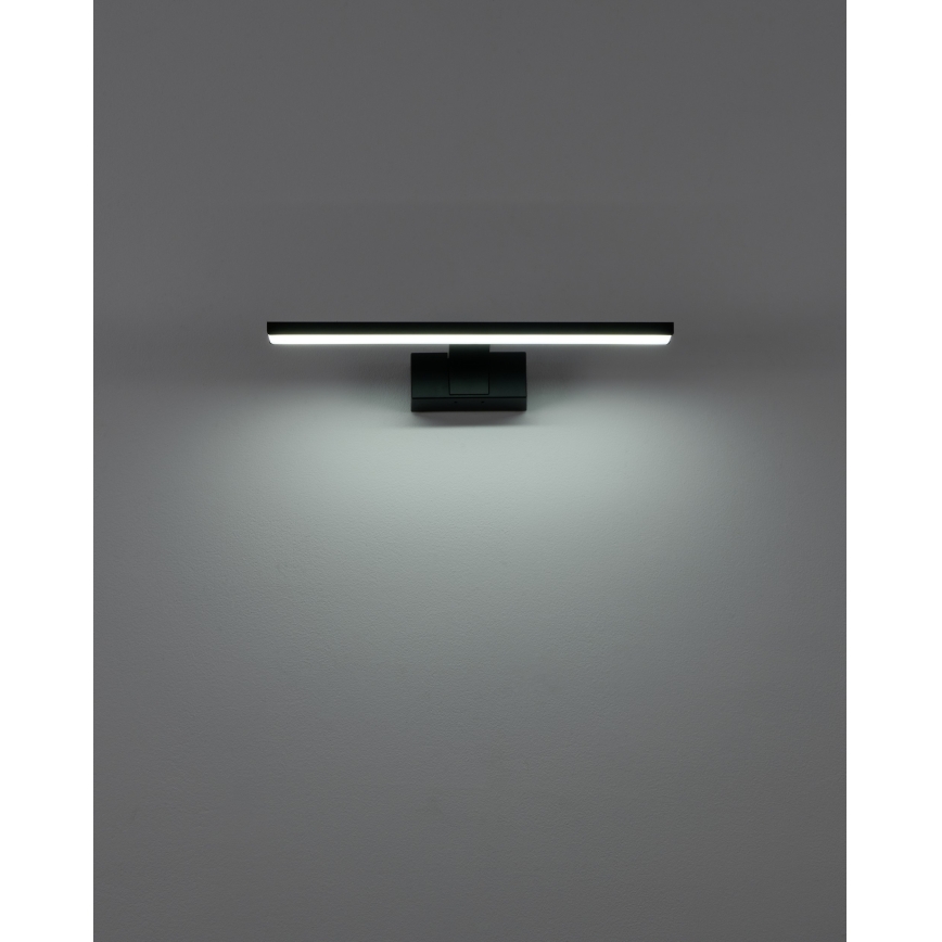 Eglo - Candeeiro LED para espelho de casa de banho LED/7W/230V 3000/4000/6500K 40 cm IP44 preto