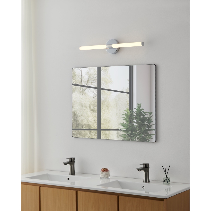 Eglo - Iluminação LED para espelho de casa de banho LED/11W/230V 3000/4000/6500K 60 cm IP44 cromado brilhante