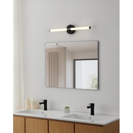 Eglo - Iluminação LED para espelho de casa de banho LED/11W/230V 3000/4000/6500K 60 cm IP44 preta