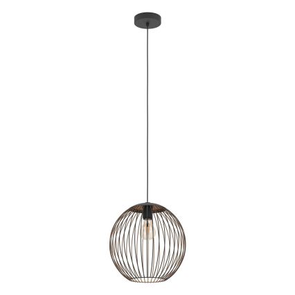 Eglo - Lustre com cabo 1xE27/60W/230V preto