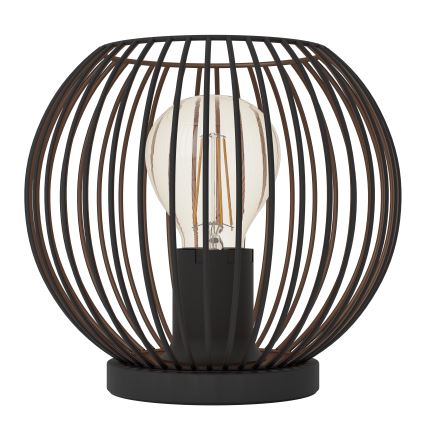 Eglo - Candeeiro de mesa 1xE27/60W/230V preto