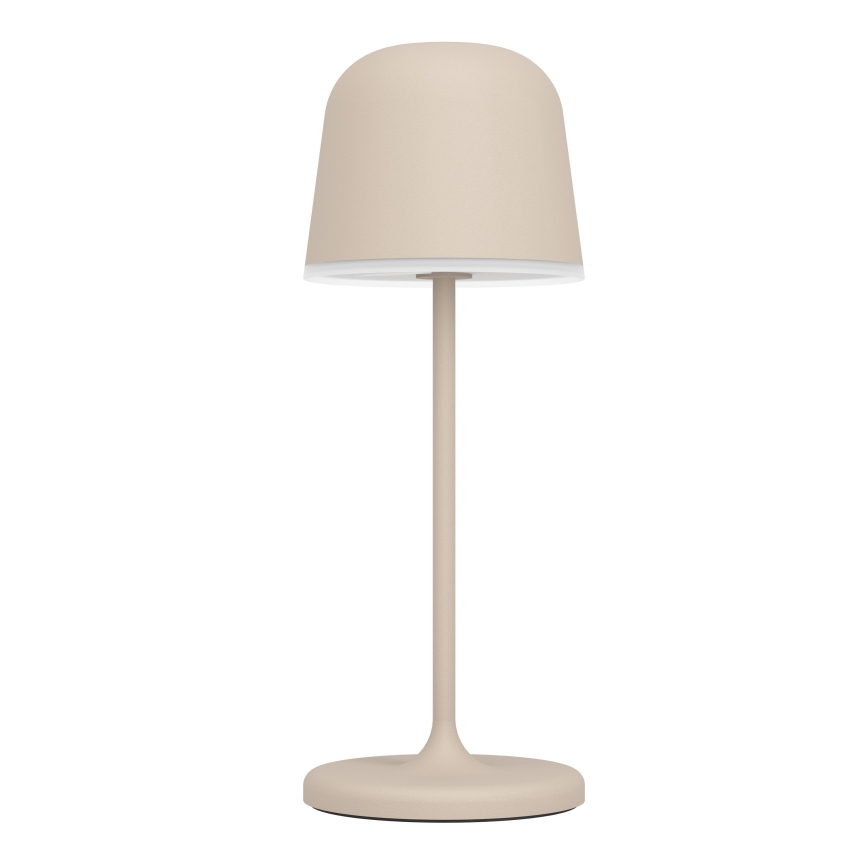 Eglo - Candeeiro de mesa LED recarregável para exterior, regulável por toque LED/1,8W/5V 2500/3000/4000K 2500 mAh IP54 creme