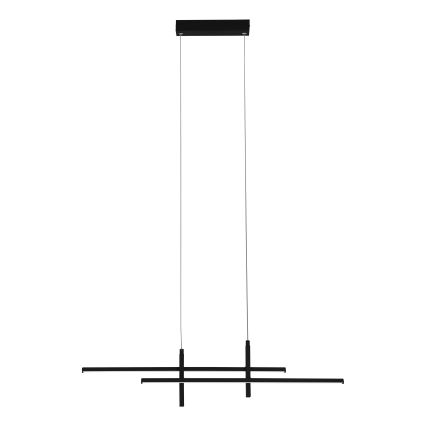 Eglo - Lustre LED suspenso por cabo LED/20W/230V preto