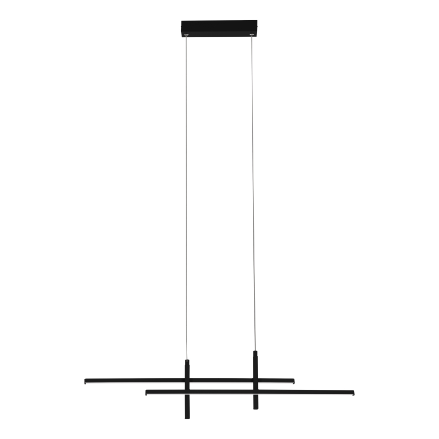 Eglo - Lustre LED suspenso por cabo LED/20W/230V preto