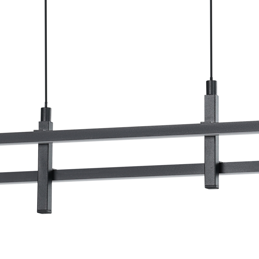 Eglo - Lustre LED suspenso por cabo LED/20W/230V preto