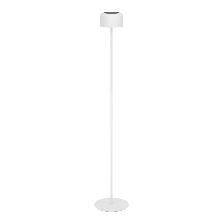 Eglo - Candeeiro de pé tátil recarregável por energia solar LED/2,8W/3,7V 1800 mAh IP44 branco
