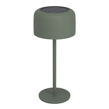 Eglo - Candeeiro de mesa tátil solar recarregável LED/2,8W/3,7V 1800 mAh IP44 verde