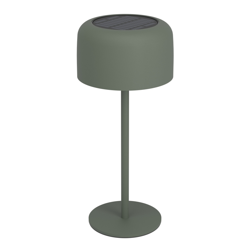 Eglo - Candeeiro de mesa tátil solar recarregável LED/2,8W/3,7V 1800 mAh IP44 verde