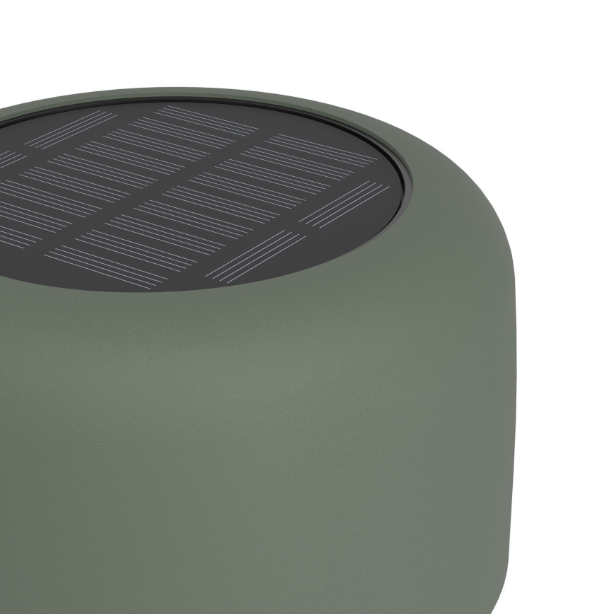 Eglo - Candeeiro de mesa tátil solar recarregável LED/2,8W/3,7V 1800 mAh IP44 verde