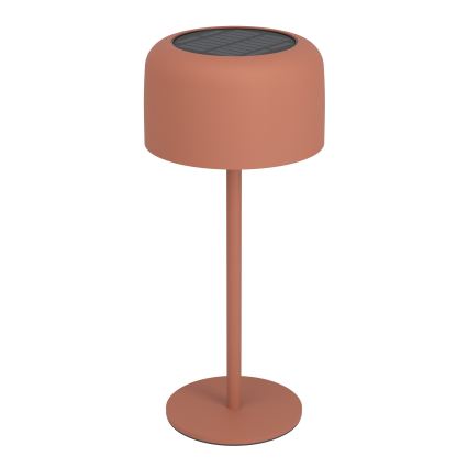 Eglo - Lâmpada de mesa tátil solar recarregável LED/2,8W/3,7V 1800 mAh IP44 laranja