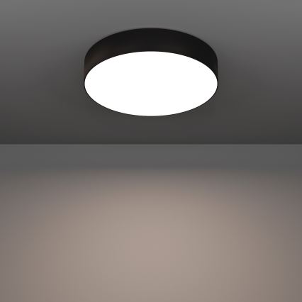 Eglo - Luminária de teto LED RGBW dimerizável LED/15W/230V 2700-6500K diâmetro 39 cm preta