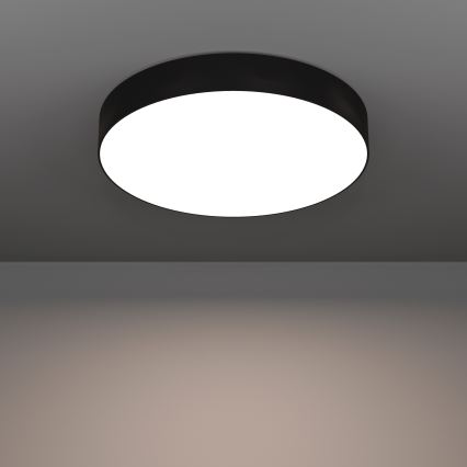 Eglo - Candeeiro de teto LED RGBW regulável LED/26W/230V 2700-6500K Ø 49 cm preto