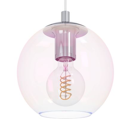Eglo - Lustre em cabo 3xE27/60W/230V cromo brilhante