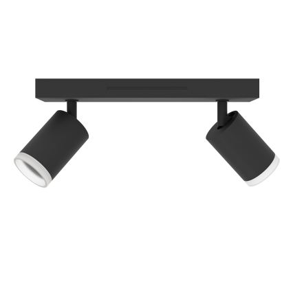 Eglo - Spot LED RGBW dimerizável 2xLED/3,7W/230V 2700-6500K preto