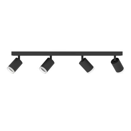 Eglo - Spot LED RGBW dimerizável 4xLED/3,7W/230V 2700-6500K preto