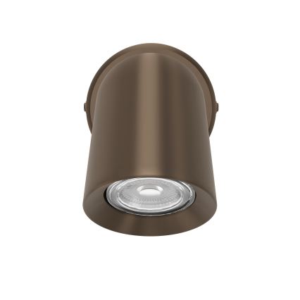 Eglo - Aplique de parede orientável 1xGU10/5W/230V bronze