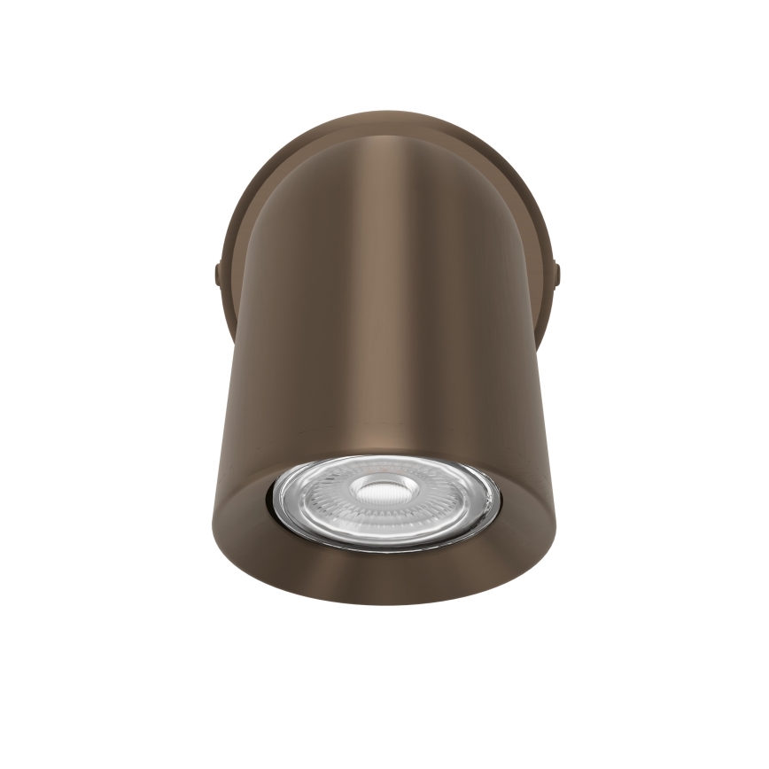 Eglo - Aplique de parede orientável 1xGU10/5W/230V bronze