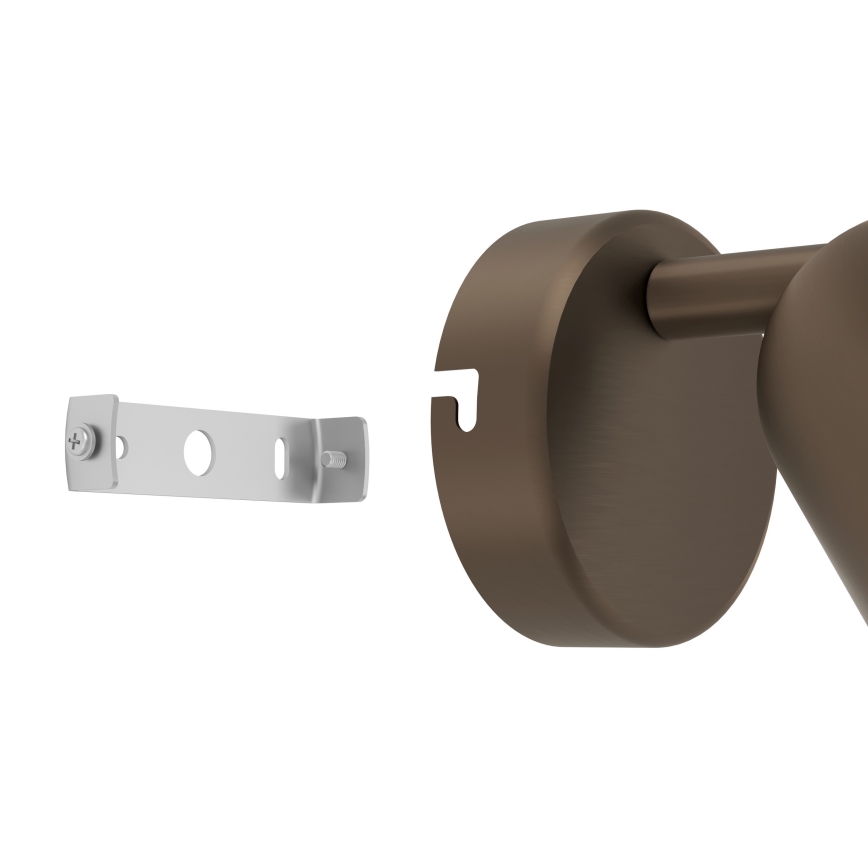 Eglo - Aplique de parede orientável 1xGU10/5W/230V bronze