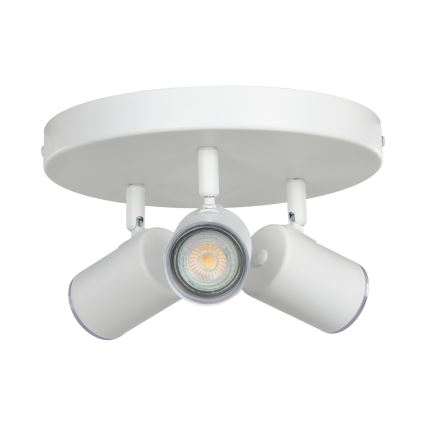 Eglo - Spot para casa de banho 3x GU10/5W/230V IP44 branco